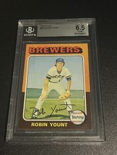 1975 Topps - Robin Yount (RC) #233 Fresh Grade BVG 6.5! 👀🔥⚾️