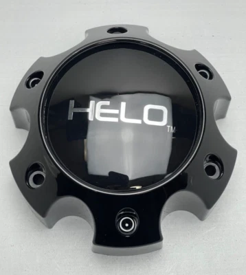 *TORNILLOS Tapacubos centrales de rueda Helo negro brillante USADOS NO INCLUIDOS 1079L145HE1GB Foto 1 de 3