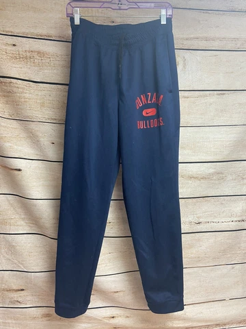 Nike Dri Fit Gonzaga Bulldogs Jogger Sweats Pants Size Medium Womens Blue Casual Cover