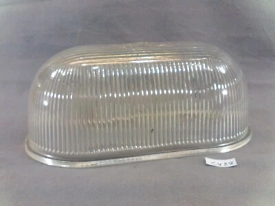 Ancien verre abat jour de lampe de cour, écurie, coursive, extérieure (CV28) - Photo 1/4