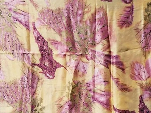 Falanshinuo 100% Silk Scarf Pink & Gold Paisley Print - NWT - retails 420$ - Picture 1 of 9