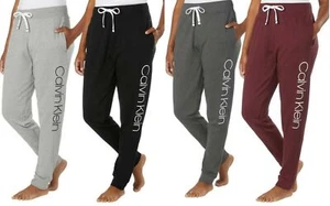 Calvin Klein Women's French Terry Jogger  Pockets Iconic CK Logo Inseam 31 in - Picture 1 of 8