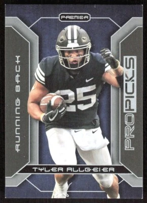2022 2910A PRO PICKS PREMIER TYLER ALLGEIER Rookie BYU Cougars #PP-24 - Image 1 of 2