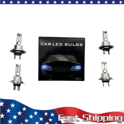 Lâmpadas de faróis de LED 4 peças brancas H7 para Volkswagen Tiguan 2021 R-Line Sport - Imagem 1 de 4