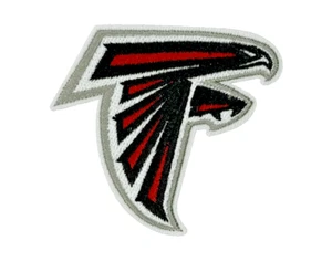 Parche de hierro/coser bordado con logotipo del equipo Atlanta Falcons NFL de 2,5 pulgadas - Imagen 1 de 3