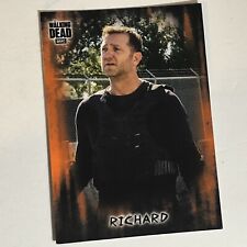Walking Dead Trading Card #98 Richard Orange Background