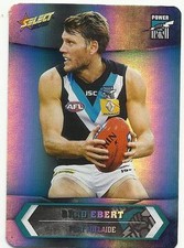 2015 AFL SELECT CHAMPIONS SP151 BRAD EBERT PORT ADELAIDE SILVER PARALLEL CARD 