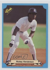 1988 Classic Update Blue Travel Edition Rickey Henderson #234 HOF