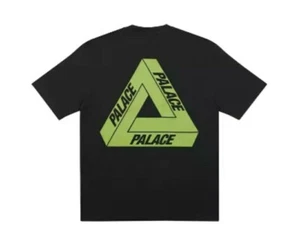 Camiseta Palace Tri To Help 100% Auténtica Negra/Verde Brillante Talla Pequeña S  - Imagen 1 de 2