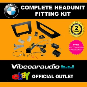 CTKBM24 BMW X1 E84 2009> Stereo Double Din Fascia & Steering Wheel Kit - Picture 1 of 1