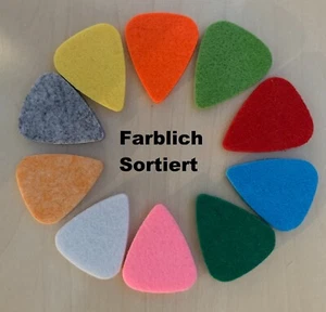 Filz Plektren Plektrum Pics für Ukulele - Gitarre - Bass - Bild 1 von 10