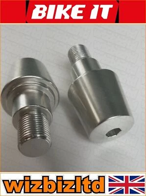 Yamaha FZ1 Fazer 2001-2009 Pair of Chrome Tapered Bar End Sliders BEWYFZRCH - Image 1 of 4