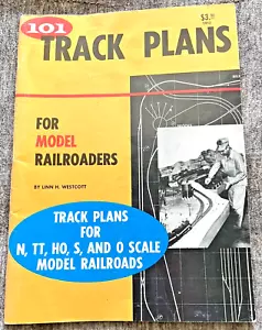 Libro de trenes 101 planos de vías para modelistas ferroviarios de Linn Westcott 1978 - Imagen 1 de 5