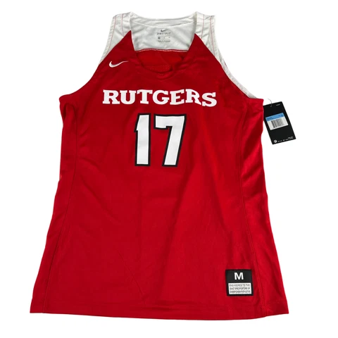 Nike NCAA New Jersey Rutgers Scarlet Knights Basketball Jersey Women's Size M Cover
