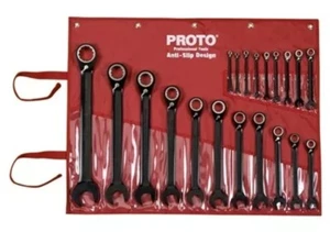 Proto JSCV-20S 20 Piece Reverse Combination Ratcheting Spline Wrench Set New - Picture 1 of 7