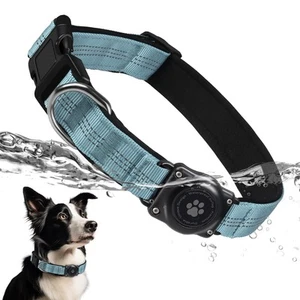 Upgraded AirTag Dog Collar, IP68 Waterproof Air Tag Dog Collar Holder, Reflec... - Picture 1 of 6