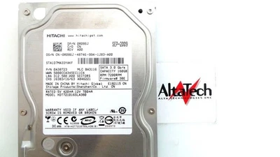 Hitachi R086J 160GB 7.2K SATA 3.5" 3G HDD Hard Drive - Tested - fast Ship - Image 1 of 4