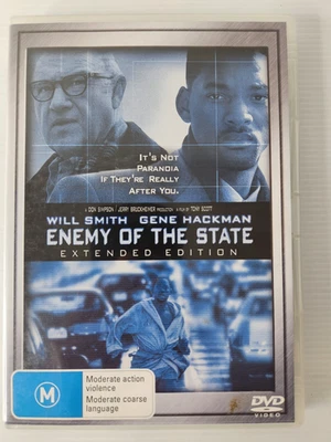 Enemy of the State DVD Extended Edition Region 4 Will Smith : Gene Hackman - image 1 of 4