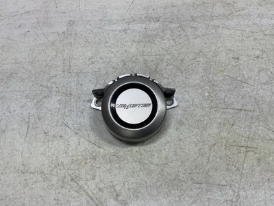 Hyundai Veloster 2012-2016 tablero moldura logotipo pieza plateado negro OEM Foto 1 de 4