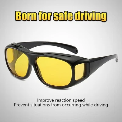 Gafas de sol de visión nocturna Gafas de conducción nocturna Gafas para conductor Gafas unisex Foto 1 de 4