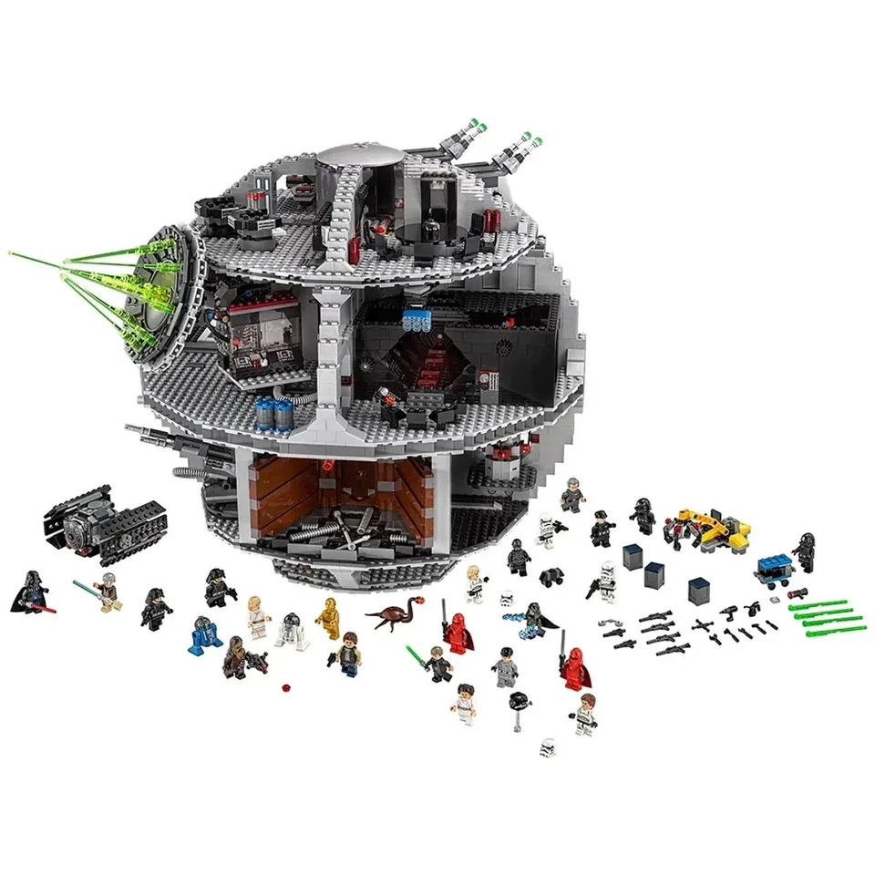 ⭐ UCS 75159 Estrella de la Muerte - 4016 piezas Star Wars Battle Station (réplica) + 23 figuras⭐ Foto 1 de 4