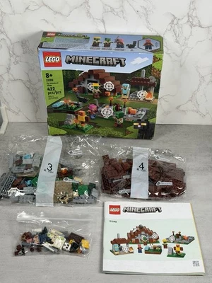 LEGO Minecraft: The Abandoned Village (21190)  Incomplete Missing Parts W/ Box - Image 1 of 4