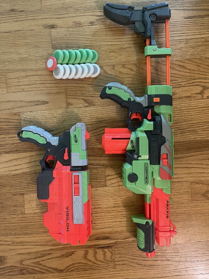 Nerf Vortex Vigilon Blaster and Vortex Praxis with Ammo - Image 1 of 1
