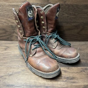 Georgia Boot Eagle Light Work Boot Non Safety Toe G8083 Brown Men's Size 11M EUC - Picture 1 of 16