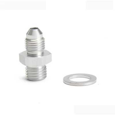 Kit adaptador de alimentación de aceite turbo M12x1,5 mm / orificio de 1,5 mm a -4AN para Volvo TD04H TD04HL Foto 1 de 4