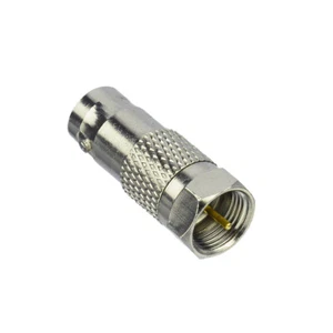 Conector adaptador macho enchufe coaxial tipo F hembra conector BNC Jack 2 piezas - Imagen 1 de 3