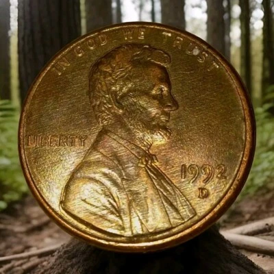 1992 D Lincoln Memorial Cent BN. Doubled Die, Uncertified.  - Image 1 of 4