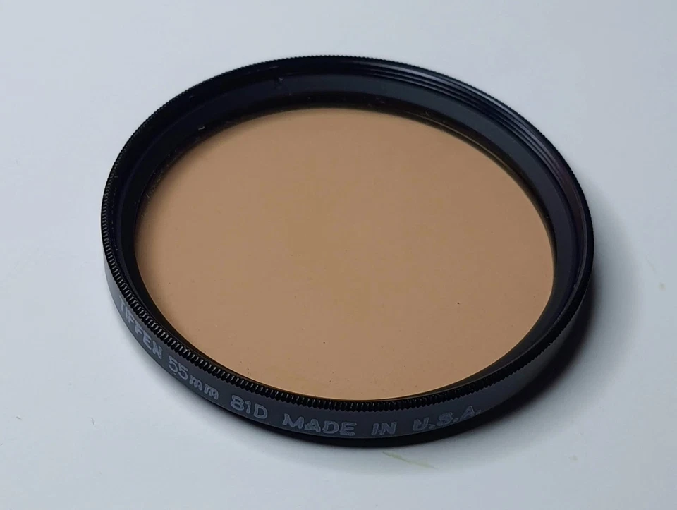 Genuine Tiffen 55mm 81D 81-D 81 D Color Conversion Glass Lens Filter 55 mm USA - Image 1 of 4