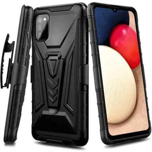 Funda de teléfono a prueba de golpes con clip para cinturón funda para teléfono BLU G91 / V91 - Imagen 1 de 7