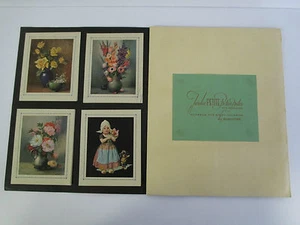 Vintage Salesman's Folder with 12 BUYGOYNE Petite Picture Note Cards - Picture 1 of 3