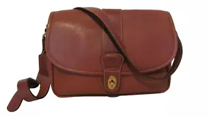 Vintage Coach Sheridan Glenwood Pebbled Leather Crossbody Purse 4225 - Picture 1 of 20