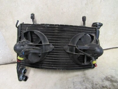 2003 DUCATI 749S 749 RADIATOR WITH FANS ENGINE COOLING STOCK OEM *1246 - Image 1 of 4
