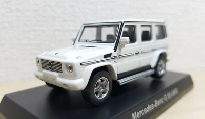 1/64 Kyosho MERCEDES BENZ CLASE G 55 AMG BLANCO modelo de coche fundido a presión Foto 1 de 3