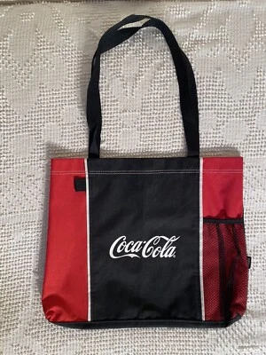GEMLINE Authentic COCA COLA Black & Red TOTE Bag BOTTLE Carrier  ~ FREE SHIP! - Image 1 of 4