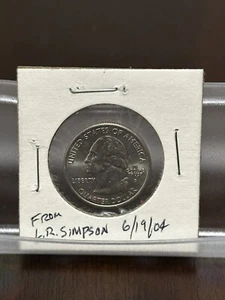 Moneda de 25 centavos 2004 D - Texas - cuarto del estado sin circular de Estados Unidos - Imagen 1 de 2