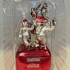 Coca Cola Bears on Radio w/penguin/seal musical. in original packaging - Picture 1 of 7