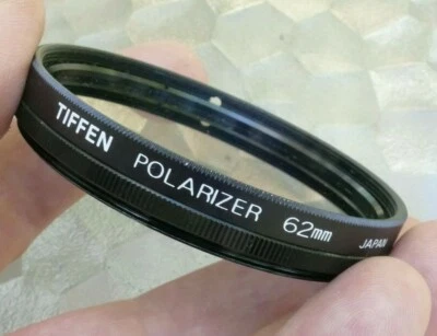 Tiffen  62mm Polarizer PL Polar Lens Filter  made in Japan - Image 1 of 4