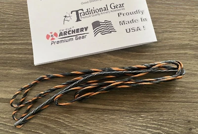 59" INCH ACTUAL LENGTH Premium Fastflight FLEMISH Recurve Bow String USA MADE - Image 1 of 2