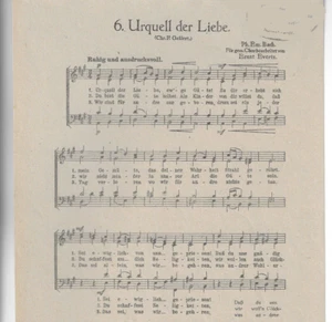Notenblätter für Chor * Urquell der Liebe * für gemischten Chor - Bild 1 von 1