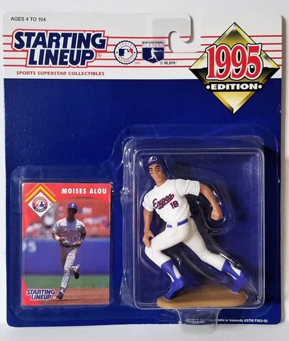 1995 Starting Lineup Moises Alou Montreal Expos SLU Kenner Sports Figure 02 Cover