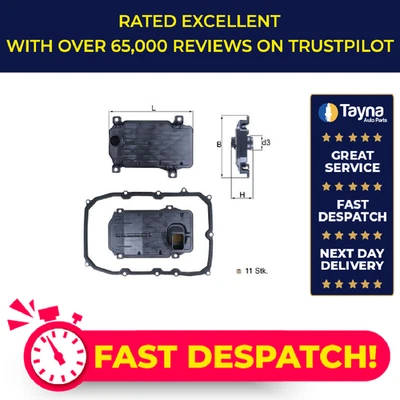 Automatic GearBox Oil Filter fits AUDI Q7 4L 4.2D 09 to 15 Transmission Mahle - Image 1 of 4