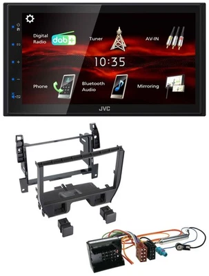 JVC USB Bluetooth MP3 DAB 2DIN Autoradio für Citroen C3 2010-2016 DS3 ab 2010 - Bild 1 von 4