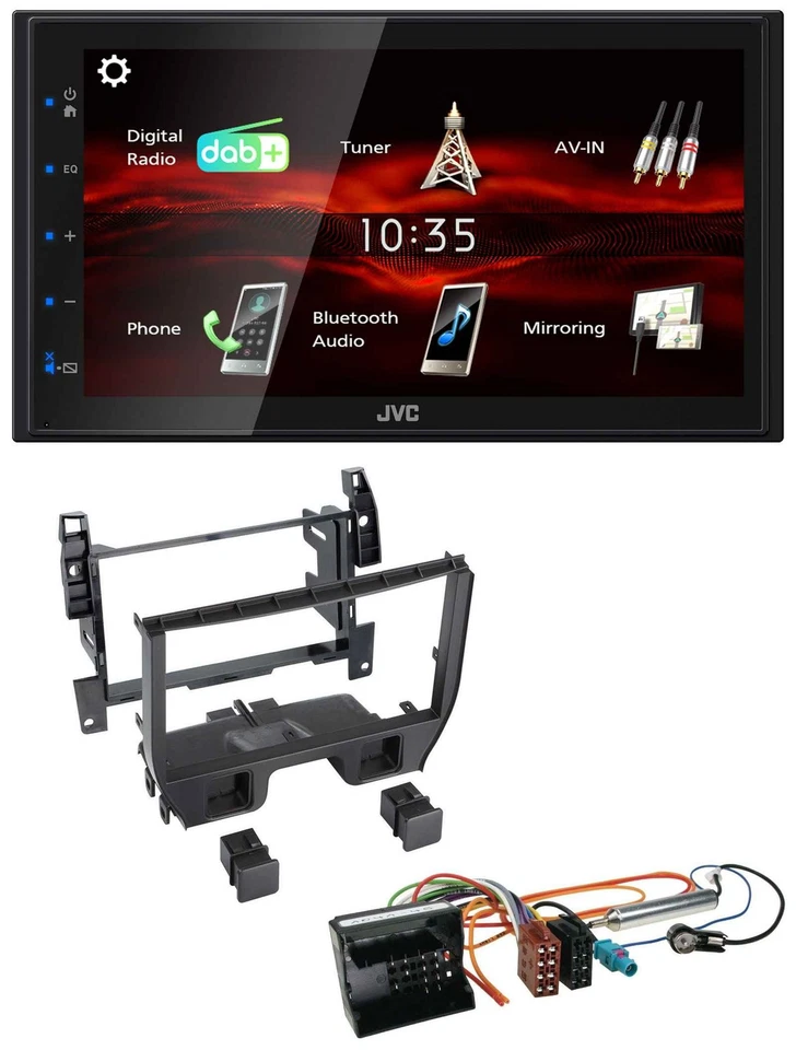 JVC USB Bluetooth MP3 DAB 2DIN Autoradio für Citroen C3 2010-2016 DS3 ab 2010 - Bild 1 von 4