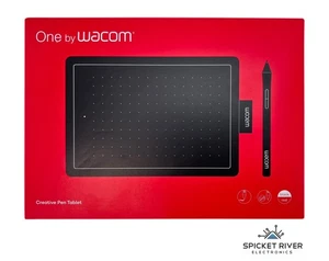 NEW Open Box - One by Wacom CTL-472 Creative Pen Graphic Drawing Tablet - Small - Picture 1 of 5
