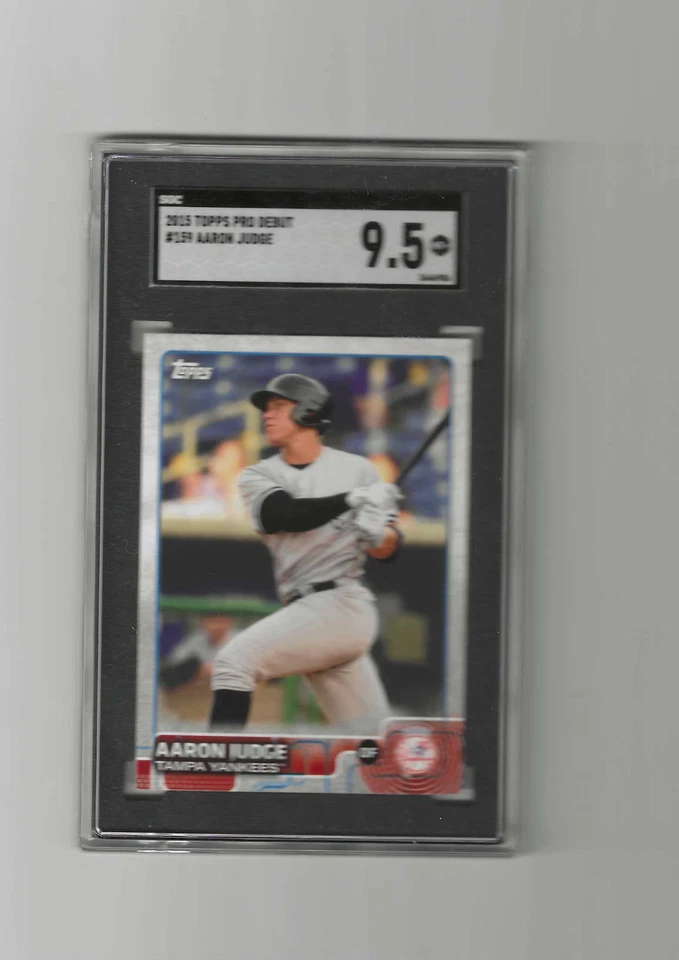 2015 TOPPS PRO DEBUT AARON JUDGE SGC 9.5  MINT + (906) - Image 1 of 1