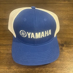 Yamaha Racing Mesh Back Hat Snapback Blue/white - Picture 1 of 3
